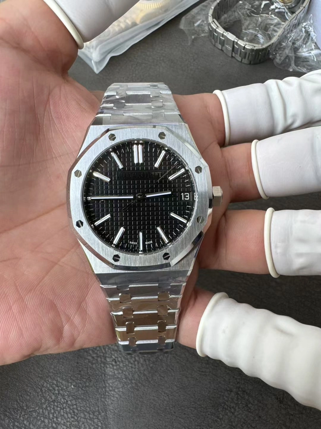 Colorful CBD Factory Audemars Piguet Royal Oak 41mm Black Dial (15510ST) 1:1 Super Clone – DD4302 Movement 342