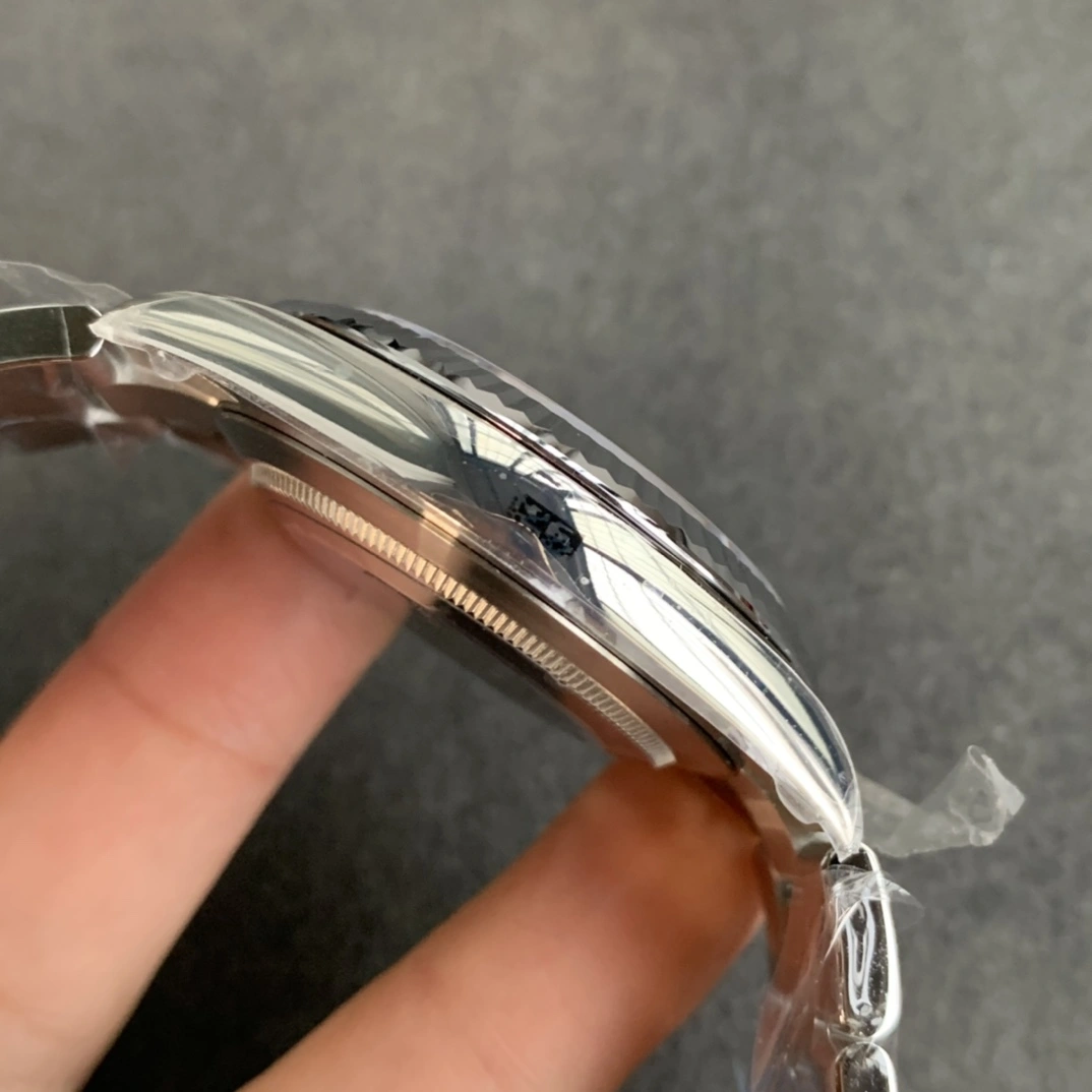 CBD Factory Rolex Datejust 41mm Silver Sunburst Dial Fluted Bezel Oyster Bracelet (126334) 1:1 Super Clone – DD3235 Movement HighQuality 77
