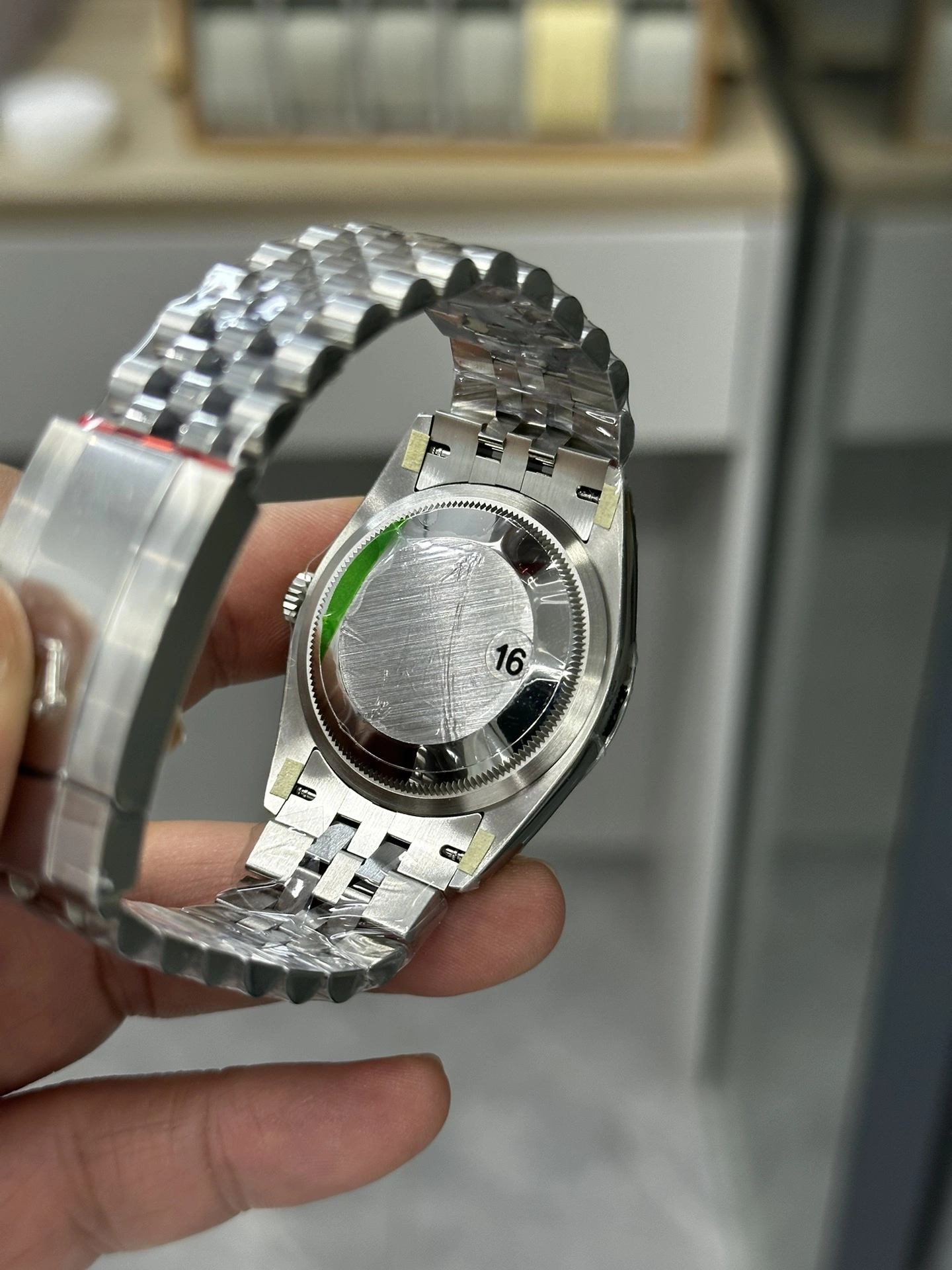 OdorResistant CBD Factory Rolex Datejust 36mm Olive Green Palm Motif Dial Jubilee Bracelet (126234) 1:1 Super Clone – DD3235 Movement 101