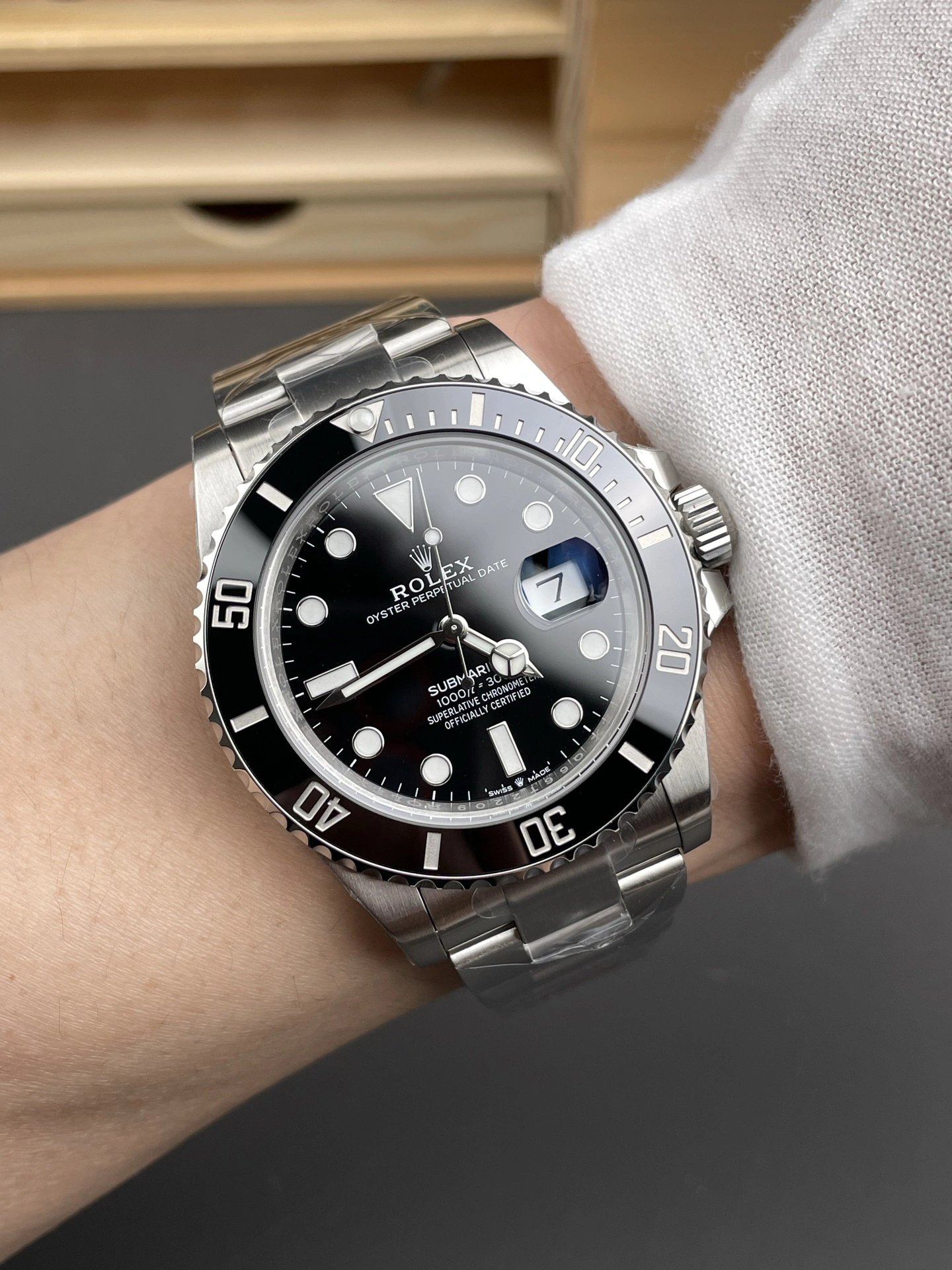 Unisex CBD Factory Rolex Submariner Date “Black Submariner” 41mm (126610LN) 1:1 Super Clone – DD3235 Movement 186