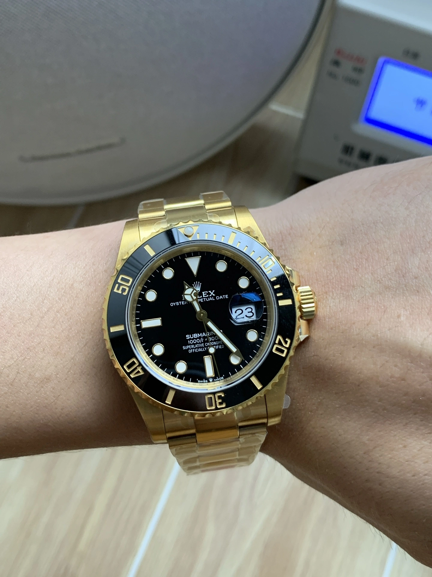 Neat CBD Factory Rolex Submariner Date “Solid Gold Black” 41mm (126618LN) 1:1 Super Clone – DD3235 Movement 204