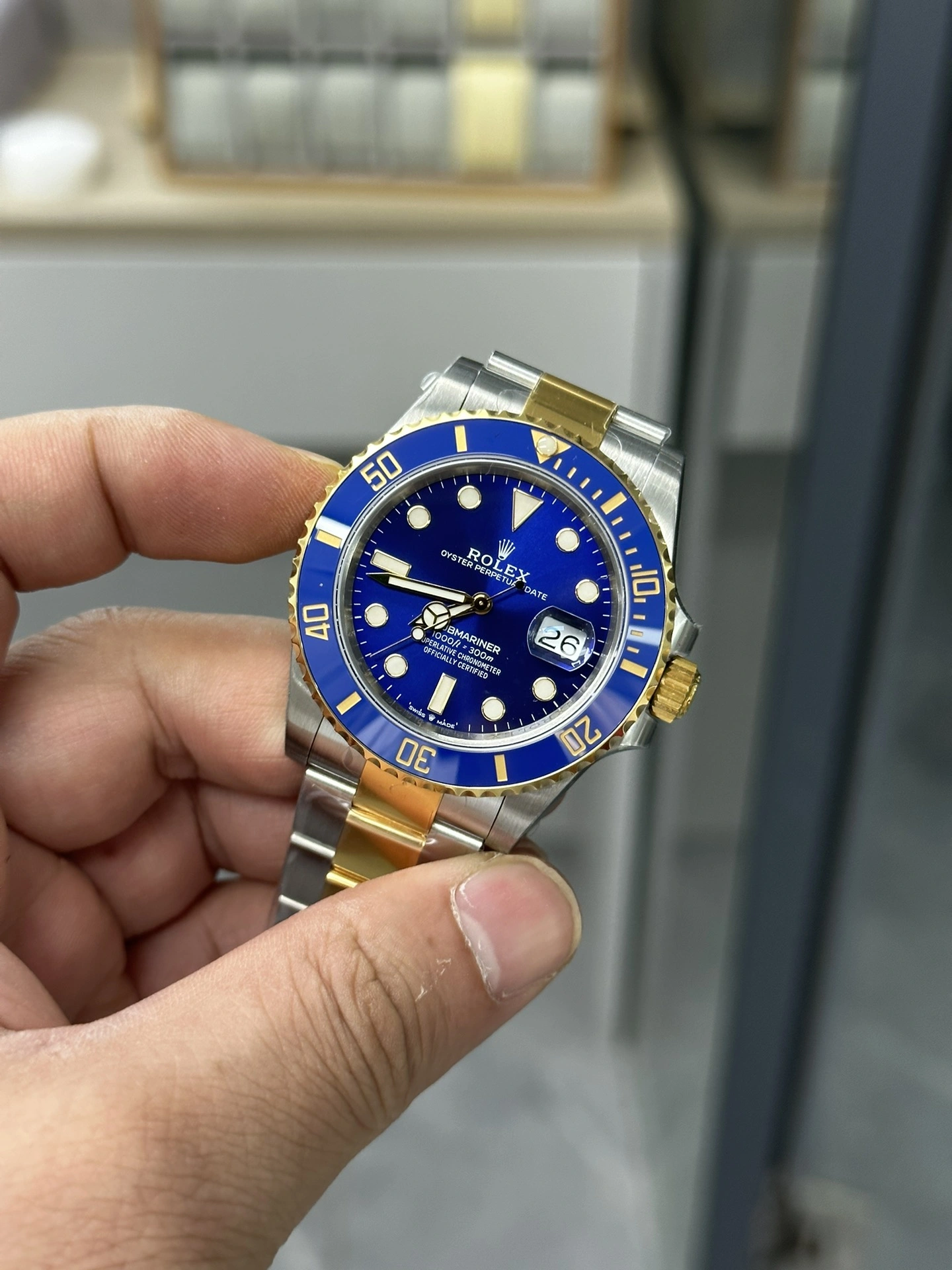 GoAnywhere CBD Factory Rolex Submariner 41mm Two-Tone “Bluesy” (126613LB) 1:1 Super Clone – DD3235 Movement 197