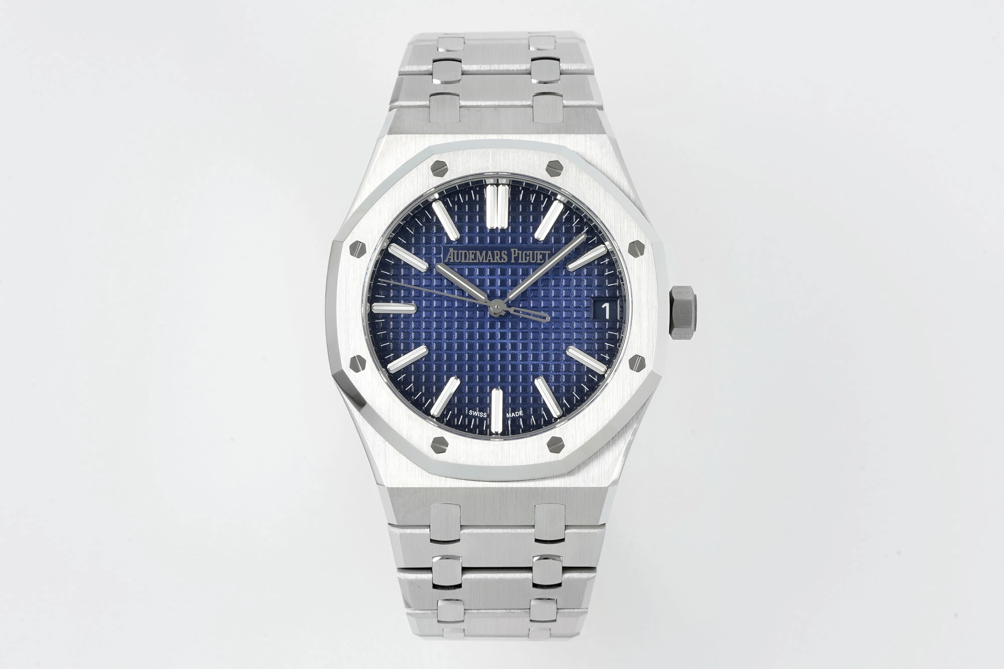 CBD Factory Audemars Piguet Royal Oak 41mm White Gold Smoked Blue Dial (15510BC) 1:1 Super Clone – DD4302 Movement Colorful 343