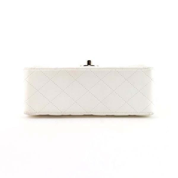 Classic Single Flap Mini Lambskin Leather Bag - Image 5