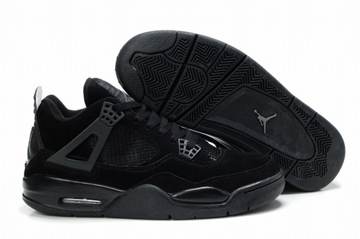 Jordan IV(4) Black Anti fur-009