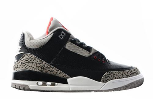 Nike Air Jordan III(3) OG BLACK CEMENT-085