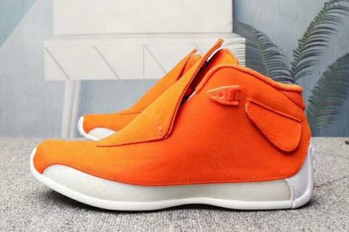 Air Jordan XVIII(18) Orange White-008