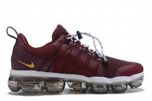 Air VaporMax Run Utility Wine Red White Gold