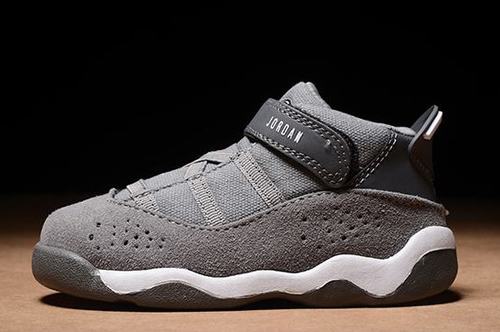 Air Jordan VI(6) Ring BP Grey Kids-003