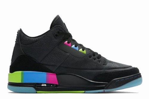 Retro Air Jordan III(3) Colorful Women-028
