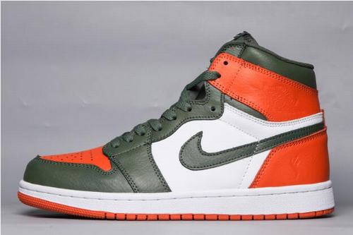 Air Jordan I(1) Grey White Orange Women