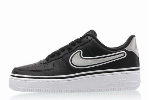 Air Force One '07 Low Black White Women-008