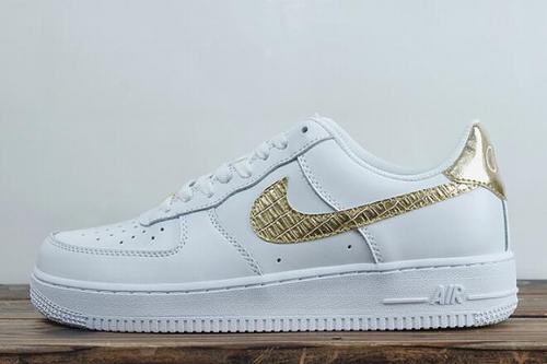 Air Force One '07 Low White Gold Women-012