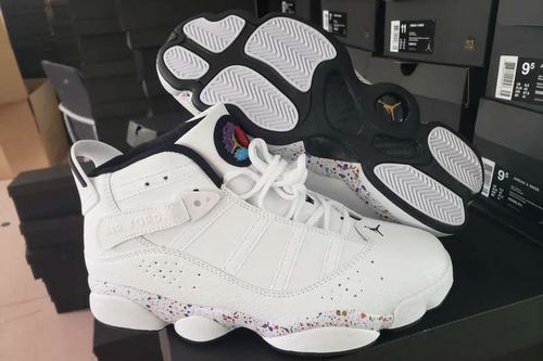 Air Jordan VI(6) Rings White Multicolored-012