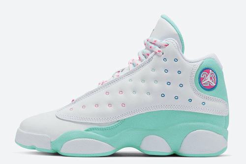 Air Jordan XIII(13) GS Aurora Green