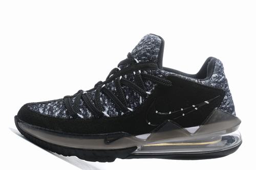 LeBron 17 Low Black Grey-011
