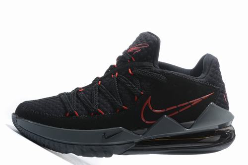 LeBron 17 Low Black Red-013