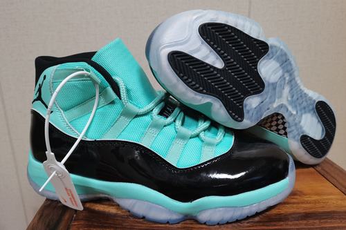 Air Jordan XI (11) Black Green-227
