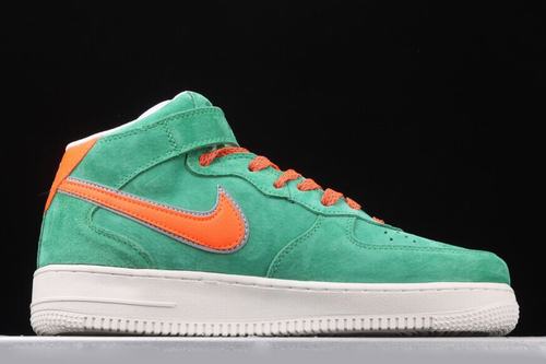 Air Force One High 07 3M Green Orange