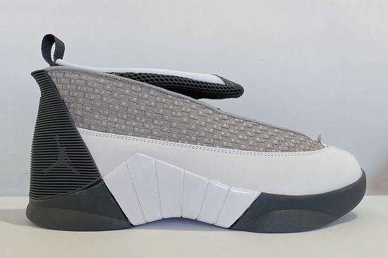 Air Jordan XV(15) Retro White Grey Black