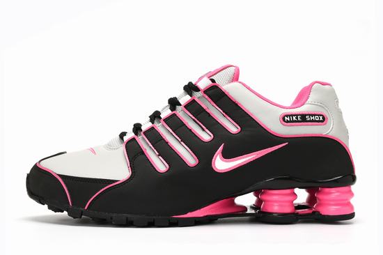 Shox NZ Black Pink White Women