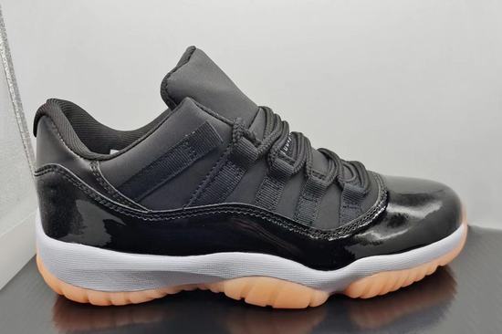 Air Jordan 11 Low Black White Brown Women