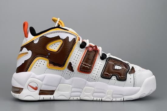 Air More Uptempo White Coffee Yellow