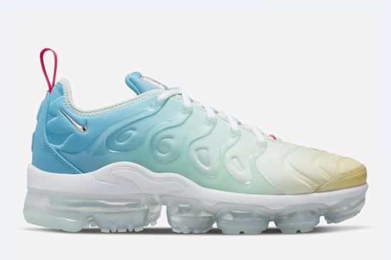 Air VaporMax Plus Blue Yellow Gradient Women