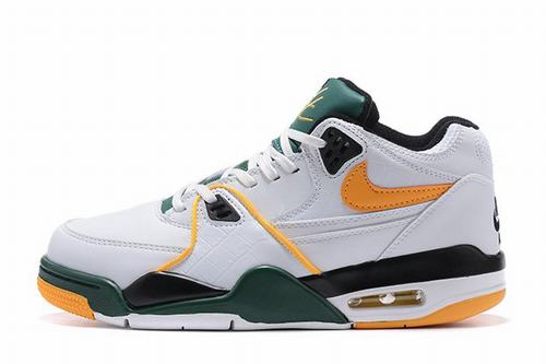 Air Flight 89 White Orange Green
