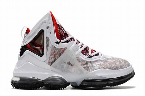 LeBron XIX(19) White Black University Red