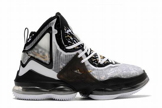 LeBron XIX(19) White Black Metallic Gold
