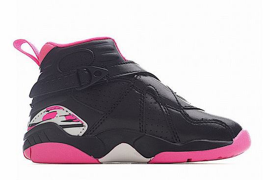 Air Jordan VIII(8) Black Pink Kids