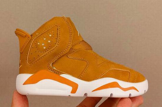 Retro Air Jordan VI(6) Kids Wheat