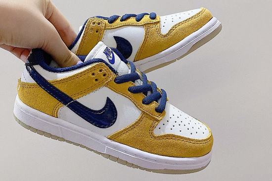 Dunk SB Low Purple Lakers Kids