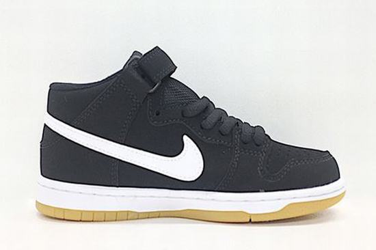 Dunk SB Mid Black White Kids