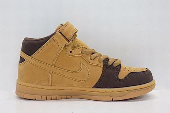 Dunk SB Mid Wheat Black Kids