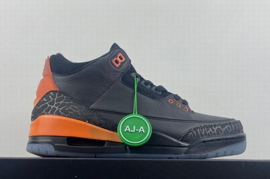 Balvin x Air Jordan 3 Black Orange Women