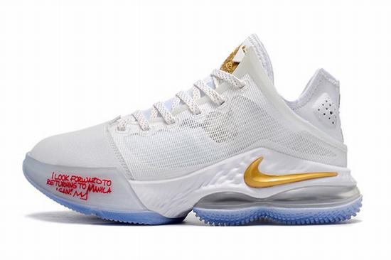 Zoom LeBron XIX(19) Low EP White Gold