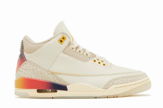 J Balvin x Air Jordan III(3) Medellin Sunset