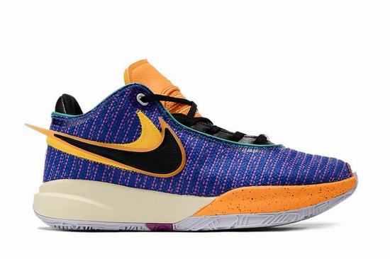 Zoom LeBron 20 Low Blue Yellow Black