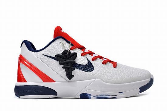 Zoom Kobe VI(6) White Black Red