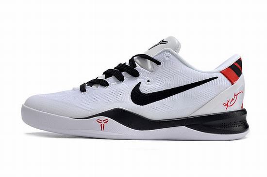 Zoom Kobe VIII(8) White Black Red
