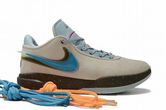 Zoom LeBron 20 Low Grey Blue Black Women