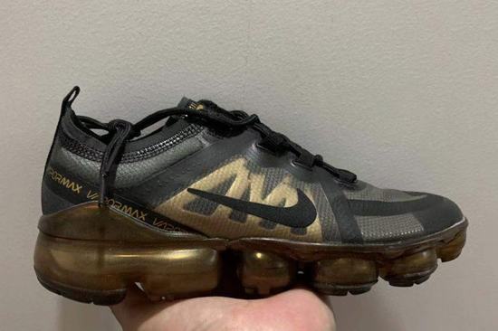 Air VaporMax 2019 Black Grey Gold