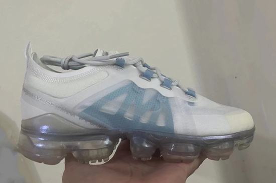 Air VaporMax 2019 White Blue Women