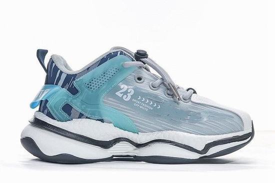 Kids Air Jordan 23 Green Grey Black
