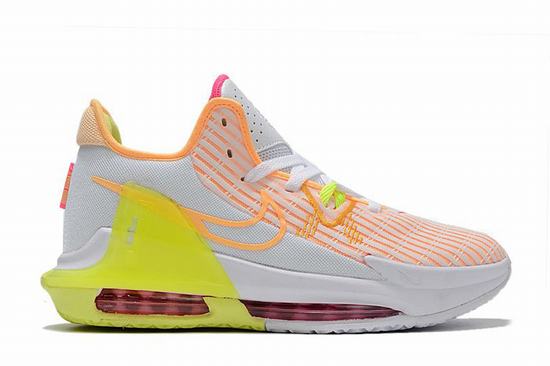 LeBron Witness VI(6) EP White Orange Yellow Women