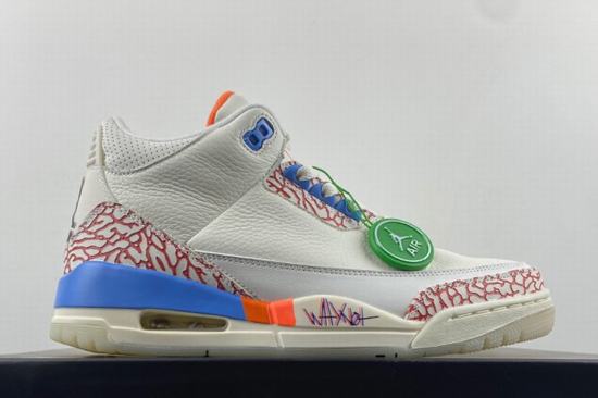 Air Jordan III(3) White Jade Orange Women