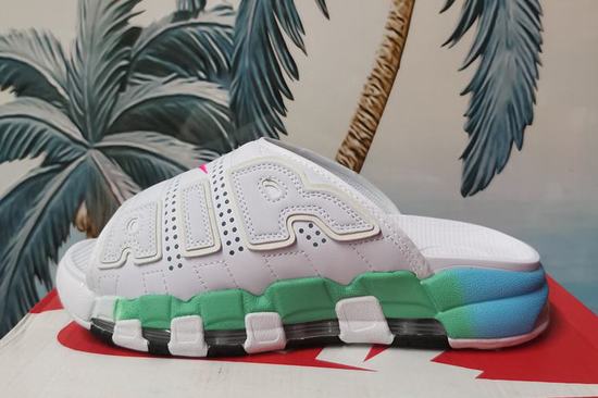 Air More Uptempo 96 Slide White Green Women