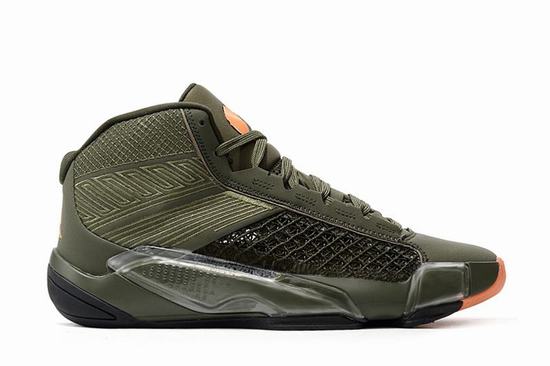 Air Jordan 38 Army Green Orange Women